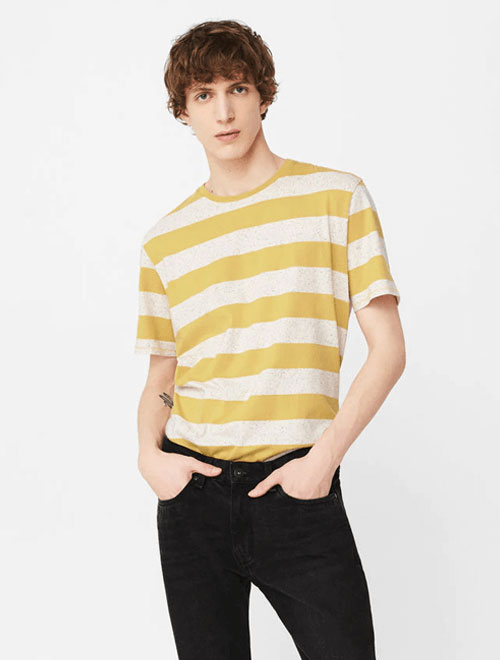 Pinstriped Denim Waistcoat - Image 4